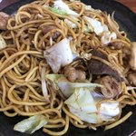 やまな食堂 - ホルモン焼きそば