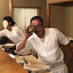 祇園 大渡 - 福井県産のアワビ仮面ｗ