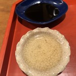 祇園 大渡 - 鱧は醤油とお酢でいただきます♪