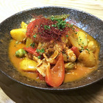 Vege Labo - 季節野菜の豚しゃぶのラタトゥーユ ジャポネーゼ（800円）
