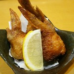 蕎麦 なめき - 手羽先餃子600円