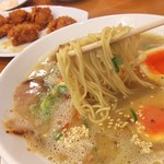 HAKATA IKKOUSHA - 1807_HAKATA IKKOUSHA -博多一幸舎- Gading Serpong Parmount_RAMEN BABI SILVER@68,000Rp(豚骨らーめん)_麺リフト