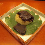 くずし懐石 縁 - 筍田楽にゆべし。