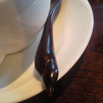 ゆんたす珈琲店 - 小鳥のスプーンは木製です♪