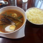 マトンベジタブルスープカレー　1100円