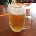 清楓 - ゆっくり温泉に入った後には当然ビール片手に皆で乾杯です。