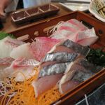 弥平 - 本日水揚げ地魚刺身大漁６点盛り