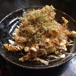 フリーダム ロード - H.30.7.4.夜 ゲソ天お好み焼き風 580円