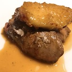 リストランテ コエン - レバー 無花果 アップ別角度