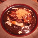 デュ バリー - 豚頬のビール煮込み／オニオンフォンダンのスープ