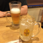 雑賀 - お帰りなさいセット¥1000(税別)のドリンク。ただし２人前