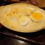 金町製麺 - 卵のグラタン