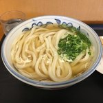 ふる里うどん  - 薬味も用事されてますが今日はネギのみで頂きます