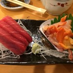 赤貝と中トロです