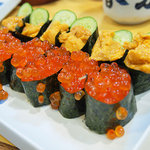 春駒　支店 - うに　一皿　２貫　\300　　　イクラ　一皿　２貫　\300