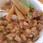 たんたん麺の店 菜心 - ミニチャーシュー丼　昔