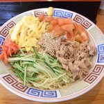 らーめんつけめん専門店 あらい - 「冷し中華(麺大盛)」