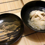 日本料理 桜楽 - ＜8月夜＞きくらげの吸い物