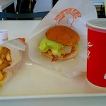 ベルビーチ 本店 - スペシャルバーガー(\680)
                                A<ポテト・ドリンク>セット(+\350)