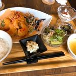 うみねこ食堂 - エビマヨ定食。890円
