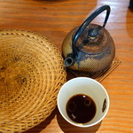 蕎麦切り 旗幟 - 蕎麦湯