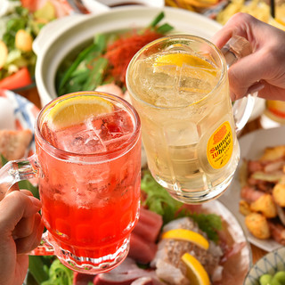 当日予約なしOK！ふらっと3時間100種1800円飲み放題！