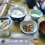 大和 - いか活き造り定食2550円