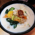 自然派中華 クイジン - 鱧と手繰りゆばのゆず胡椒あん掛け 豆乳湯麺