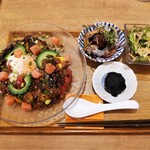 自然派中華 クイジン - 冷製トマトと入り温玉入り麻婆茄子の合え麺セット