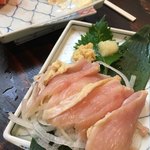 大衆食堂 鳥嶺 - このとり刺しもむっちりして、なんかすっごかった