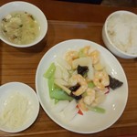 刀削麺・火鍋・西安料理 XI’AN - 海老と山芋の塩味炒め 880円