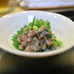 すし物語季の風 - いわしのなめろう