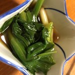 とも恵寿し - アイヌネギの醤油漬け