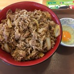すき家 - メガ牛丼＆たまご