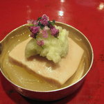 草喰 なかひがし - 8月イタチ胡瓜、胡麻豆腐に胡瓜のすり下ろし