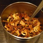 かづ屋 - フライド葱＆大蒜　これがまたウマい