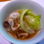 茅乃舎 - 十穀鍋を取り分けて◎2011/8