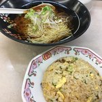 餃子の王将 - 日替わり 焼飯+冷たいラーメン-5% 698円