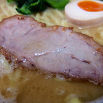 横浜らーめん 源泉 - 塩豚骨ラーメン（680円）