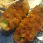 酉や 喜兵衛 - チーピー肉巻き。