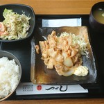 つくし - 生姜焼き定食＠７５０