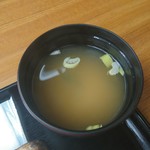 つくし - お味噌汁