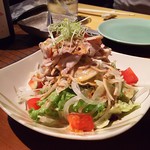 En Okonomi Dining - 1808_En Okonomi Dining-お好み焼きダイニング 圓-_Butashabu salad＠53,000Rp(豚しゃぶサラダ)