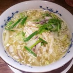 自然派中華 クイジン - さっぱり､蒸し鶏塩ラーメン