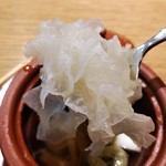 中国菜 火ノ鳥 - 乾物の魚の浮袋と白木耳､貝柱の蒸し煮スープ　白木耳