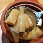 中国菜 火ノ鳥 - 乾物の魚の浮袋と白木耳､貝柱の蒸し煮スープ　干貝柱