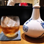 中国菜 火ノ鳥 - 紹興酒 関帝10年 白磁壺