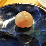 中国菜 火ノ鳥 - 前菜八種　鯛の刺身で包んだ山東省の漬物風の山芋