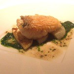 リストランテ G - 甘鯛のポワレと士幌産白蕪のステーキ　香りバターソース