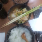 天ぷら徳家 - イカ塩辛・キムチ・大根おろし､食べ放題　【　２０１１年８月　】